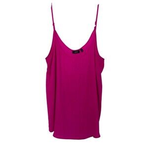 Neon Pink Semi Sheer Cami Top 1x